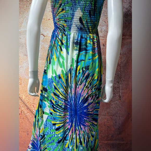 Tropical maxi dress NWT - Picture 6 of 8